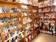 Angled view of the rear shelves.
