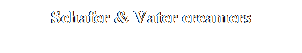 Text Box: Schafer & Vater creamers
